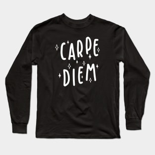 Carpe Diem (white) Long Sleeve T-Shirt